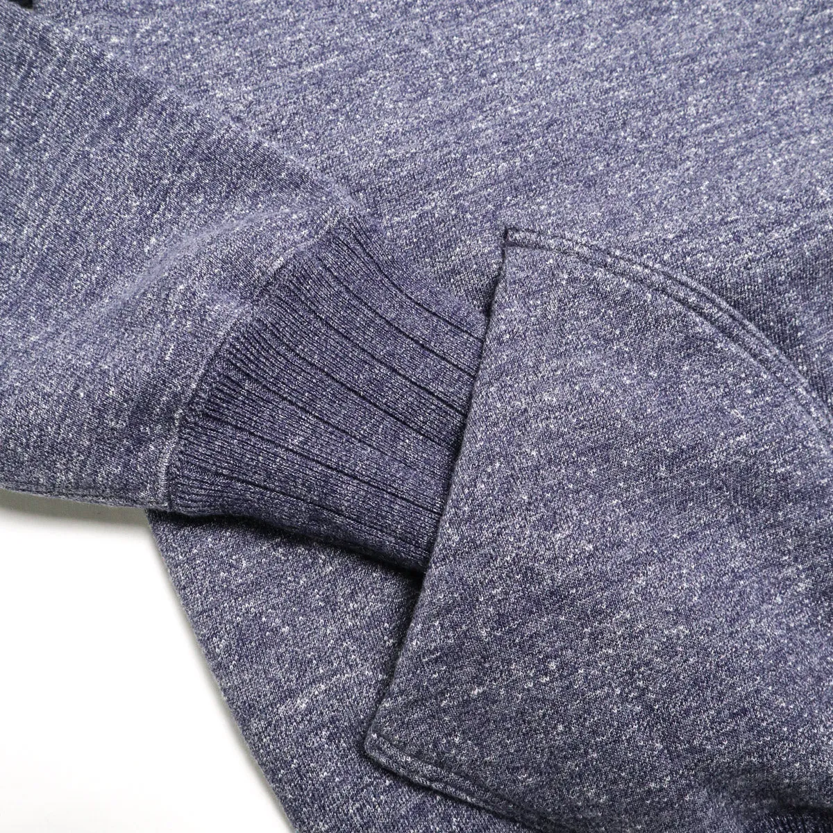 9886 Suvin Gold Loopwheel Hoodie Heather Navy sold by Brooklyn Clothing Co. product image thumbnail 3