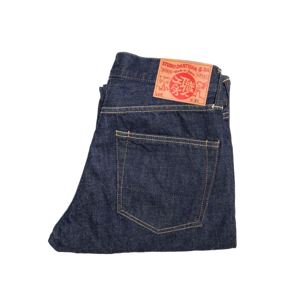 D1826S OW 13oz "Ivy" Relaxed Taper One Wash Indigo sold by Brooklyn Clothing Co.