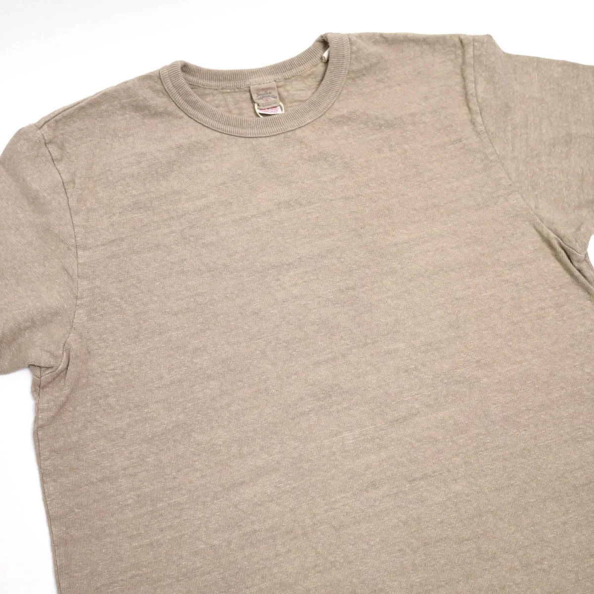 No.8 Slub Nep T-Shirt Beige sold by Brooklyn Clothing Co. product image thumbnail 3