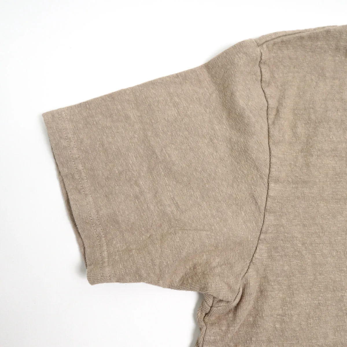 No.8 Slub Nep T-Shirt Beige sold by Brooklyn Clothing Co. product image thumbnail 4