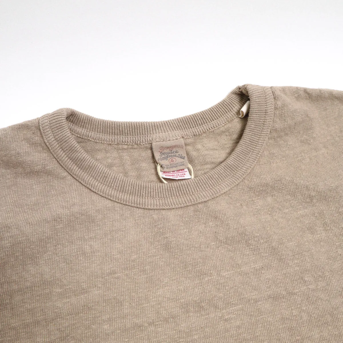 No.8 Slub Nep T-Shirt Beige sold by Brooklyn Clothing Co. product image thumbnail 2