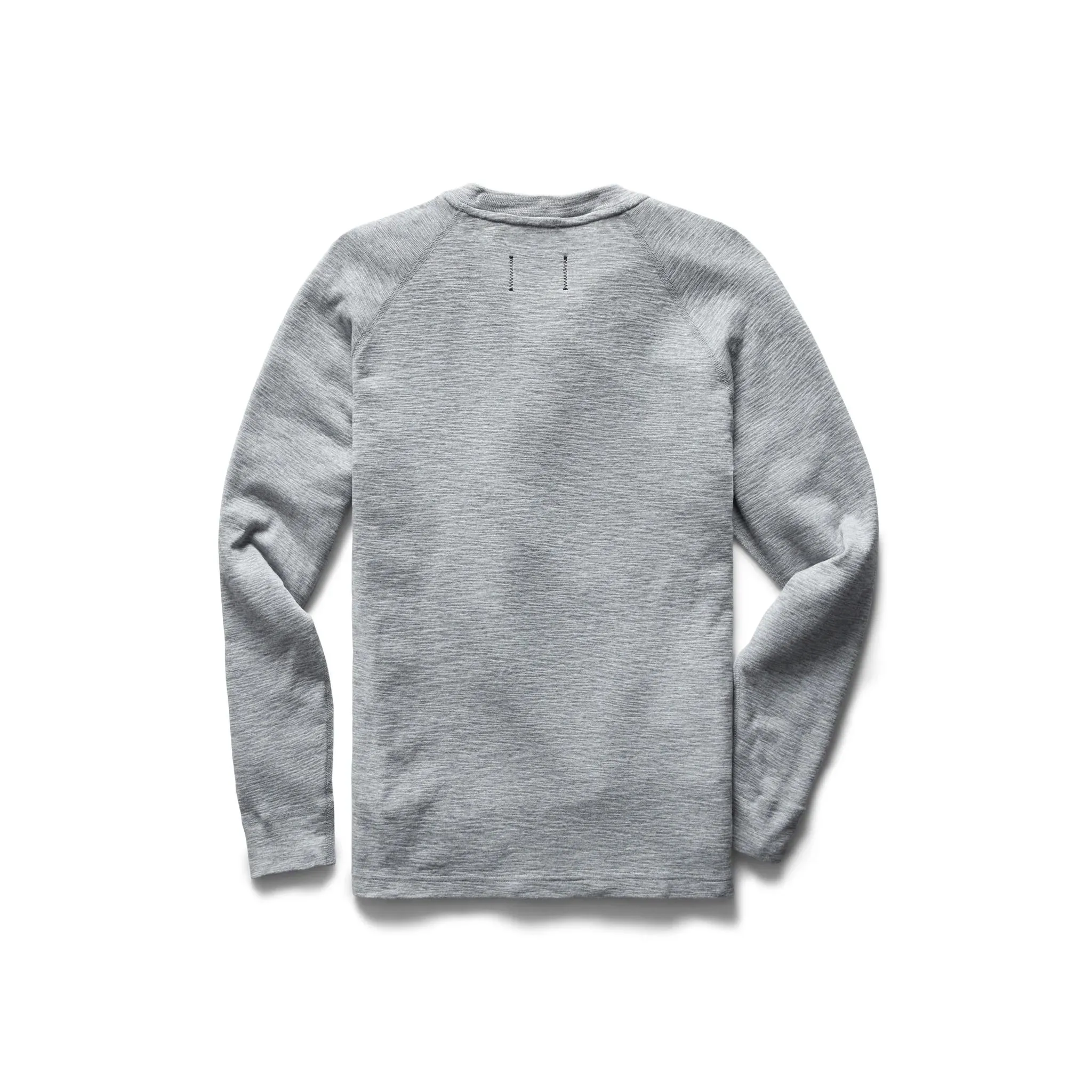 1x1 Slub Henley Heather Grey sold by Brooklyn Clothing Co. product image thumbnail 2