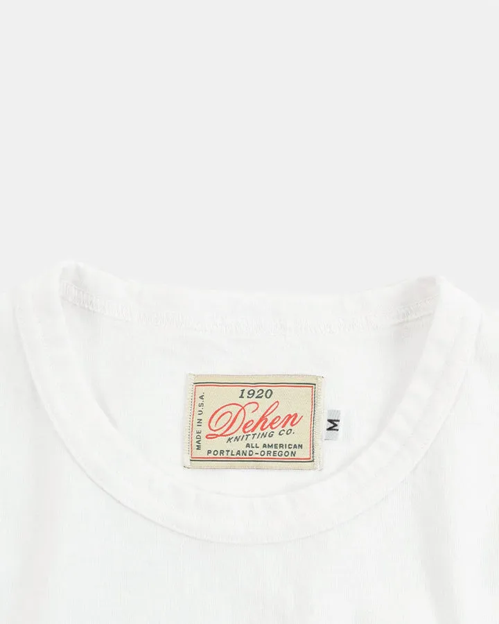 Heavy Duty Long Sleeve Pocket Tee White sold by Brooklyn Clothing Co. product image thumbnail 2