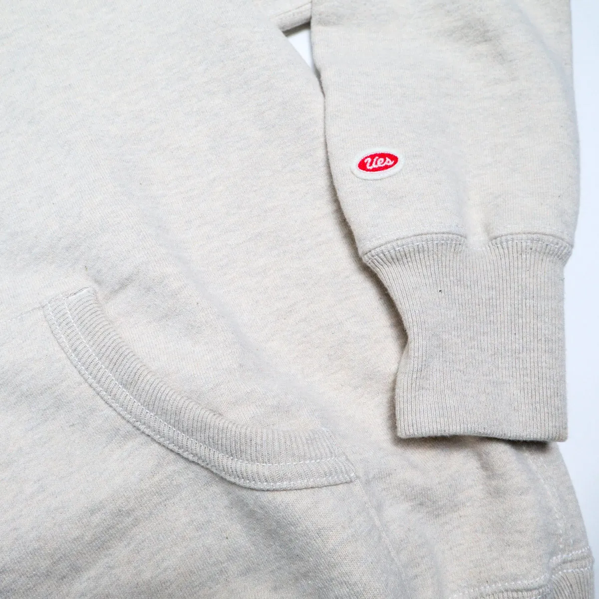 Loopwheel Hoodie Sweat Oatmeal sold by Brooklyn Clothing Co. product image thumbnail 4