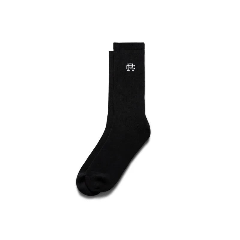 RC-7343 Classic Crew Sock Black sold by Brooklyn Clothing Co.