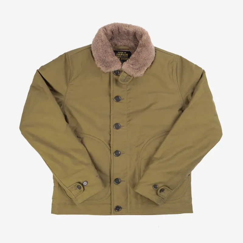 IHM-35-KHA Whipcord N1 Deck Jacket Khaki sold by Brooklyn Clothing Co.