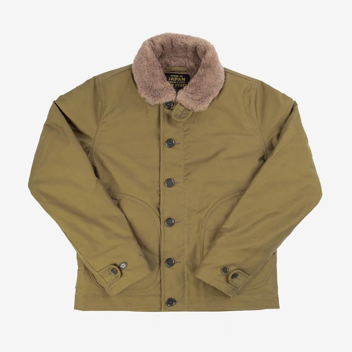 IHM-35-KHA Whipcord N1 Deck Jacket Khaki sold by Brooklyn Clothing Co.