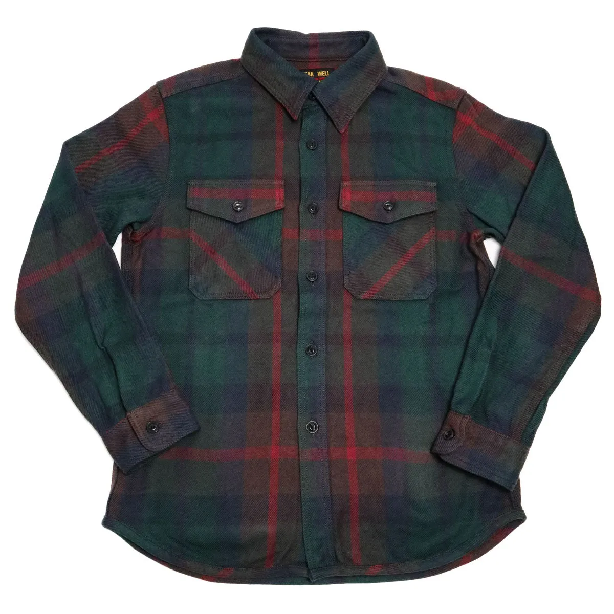 15.5oz Extra Heavy Flannel Shirt Green sold by Brooklyn Clothing Co.