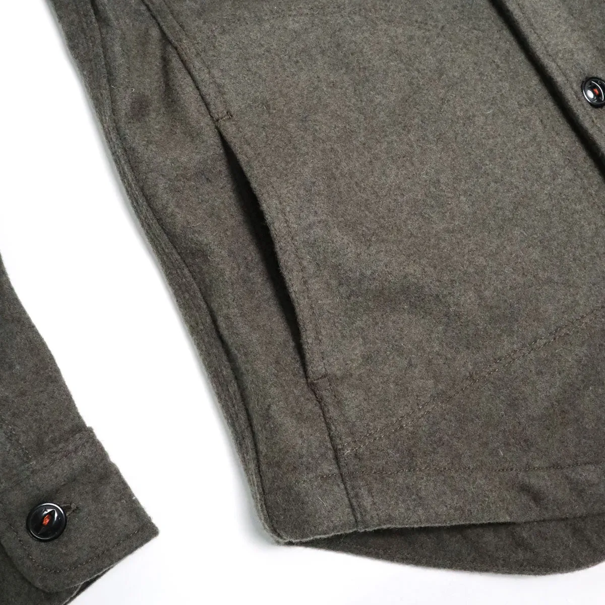 The Anvil Melton Wool Dark Green sold by Brooklyn Clothing Co. product image thumbnail 4