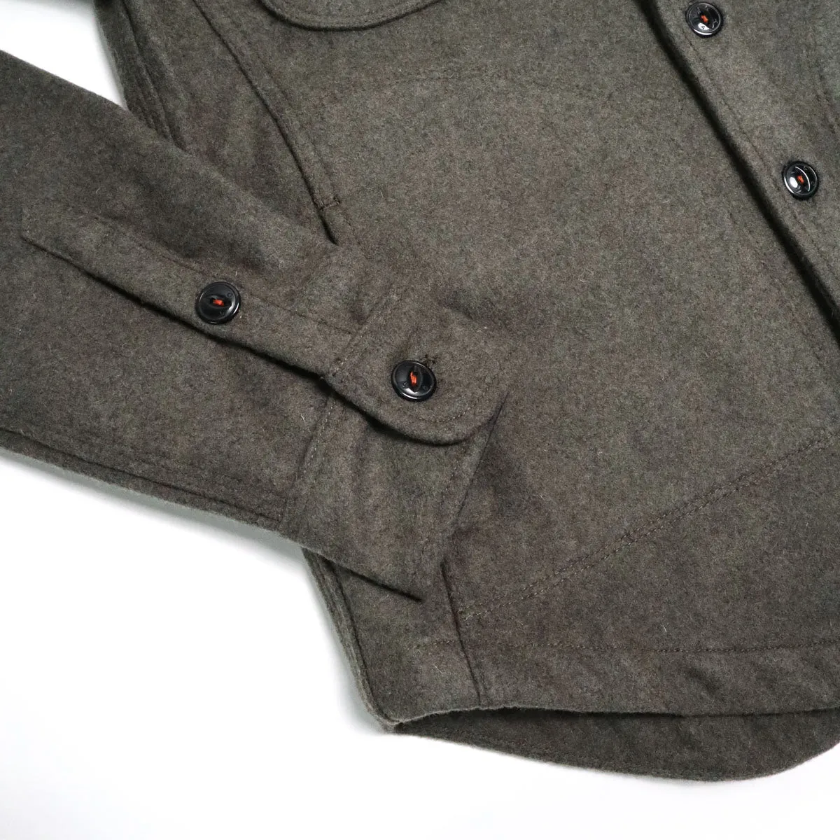The Anvil Melton Wool Dark Green sold by Brooklyn Clothing Co. product image thumbnail 5