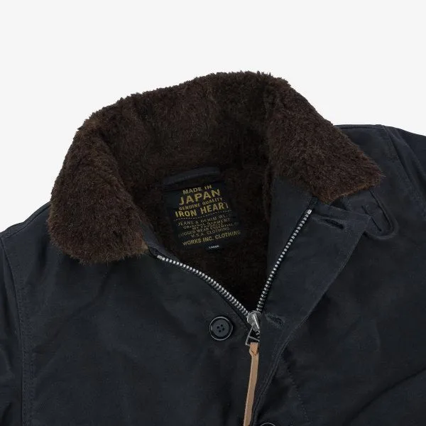 IHM-37-BLK Oiled Whipcord N1 Deck Jacket Black sold by Brooklyn Clothing Co. product image thumbnail 5