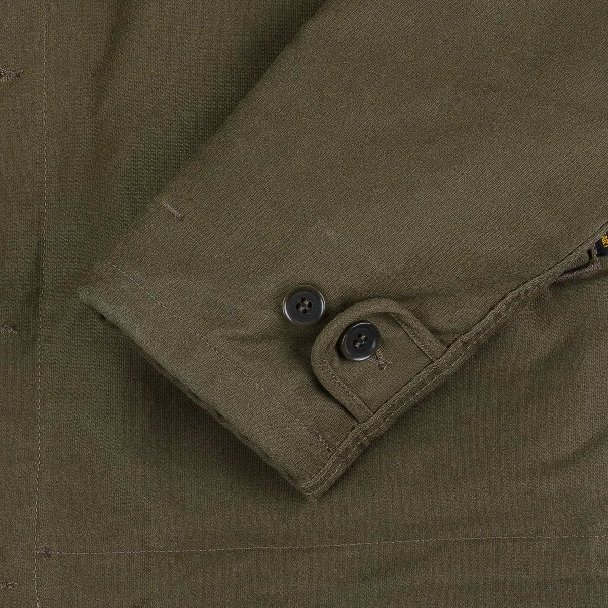 IHM-37-ODG Oiled Whipcord N1 Deck Jacket Olive sold by Brooklyn Clothing Co. product image thumbnail 4