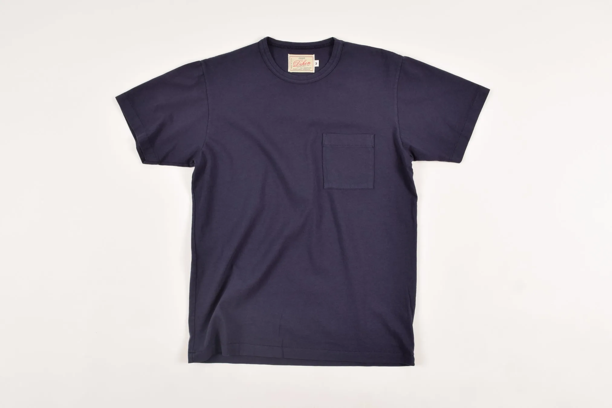 Single Pocket Tee Navy sold by Brooklyn Clothing Co.