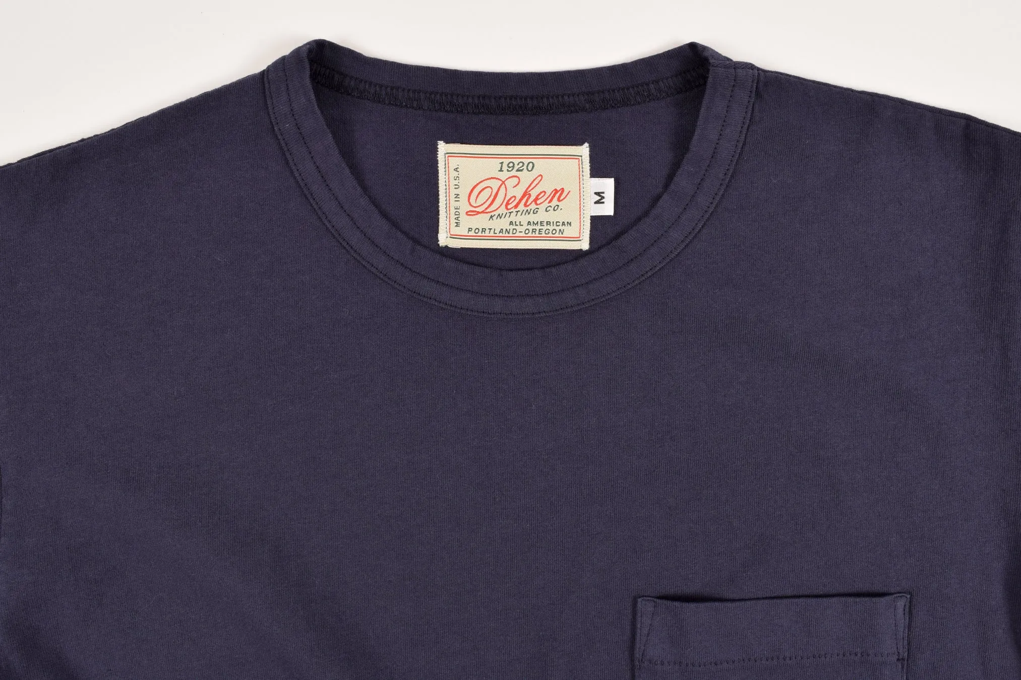 Single Pocket Tee Navy sold by Brooklyn Clothing Co. product image thumbnail 3