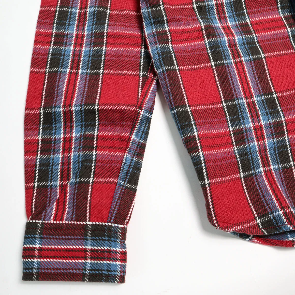 Heavy Flannel Shirt Red Type-B sold by Brooklyn Clothing Co. product image thumbnail 4