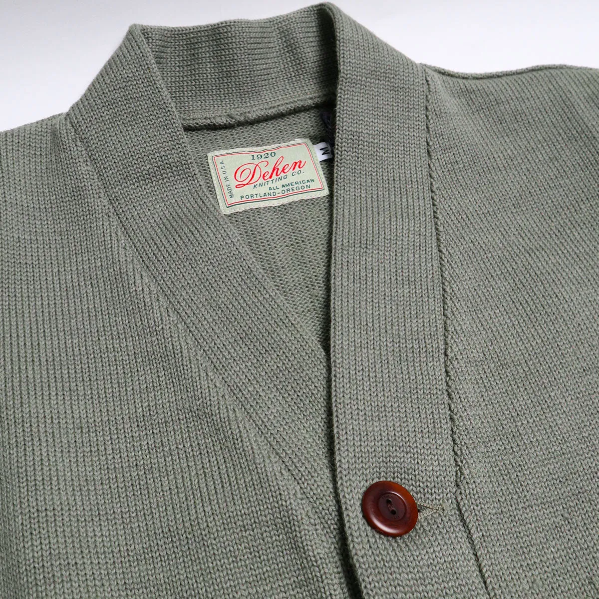 Classic Cardigan Sweater Sage sold by Brooklyn Clothing Co. product image thumbnail 3