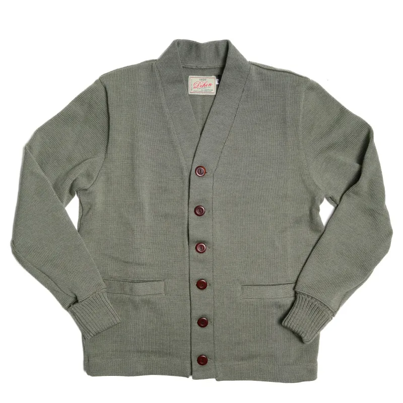 Classic Cardigan Sweater Sage sold by Brooklyn Clothing Co.