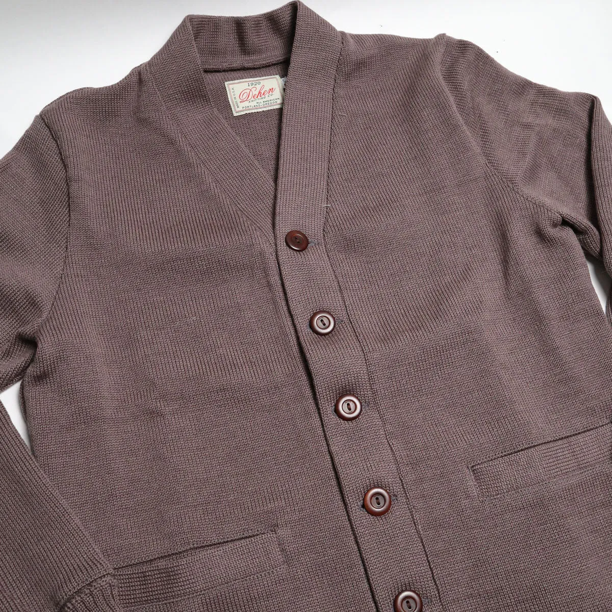 Classic Cardigan Sweater Smoke sold by Brooklyn Clothing Co. product image thumbnail 3