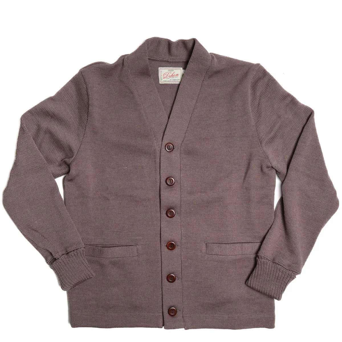 Classic Cardigan Sweater Smoke sold by Brooklyn Clothing Co.