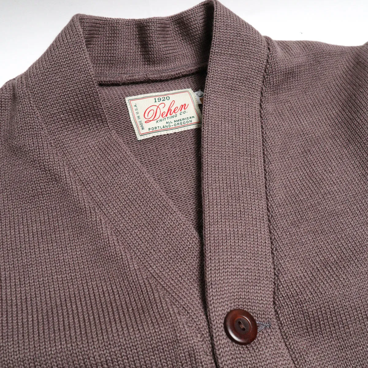 Classic Cardigan Sweater Smoke sold by Brooklyn Clothing Co. product image thumbnail 2