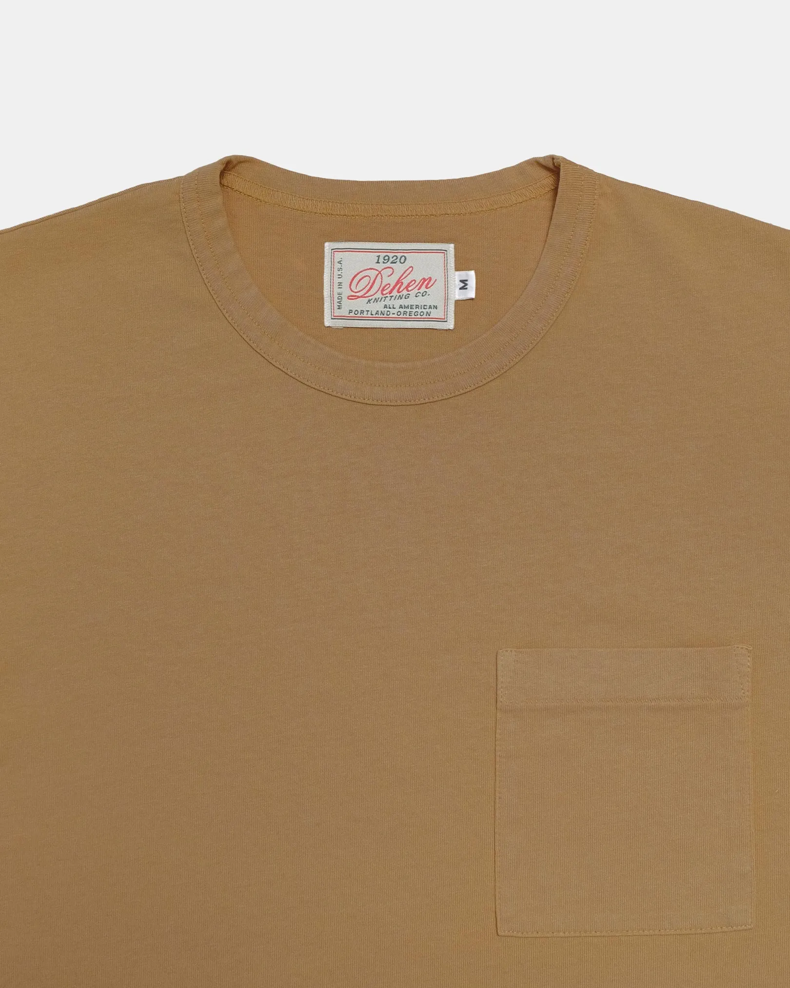 Heavy Duty Long Sleeve Pocket Tee Fawn sold by Brooklyn Clothing Co. product image thumbnail 2