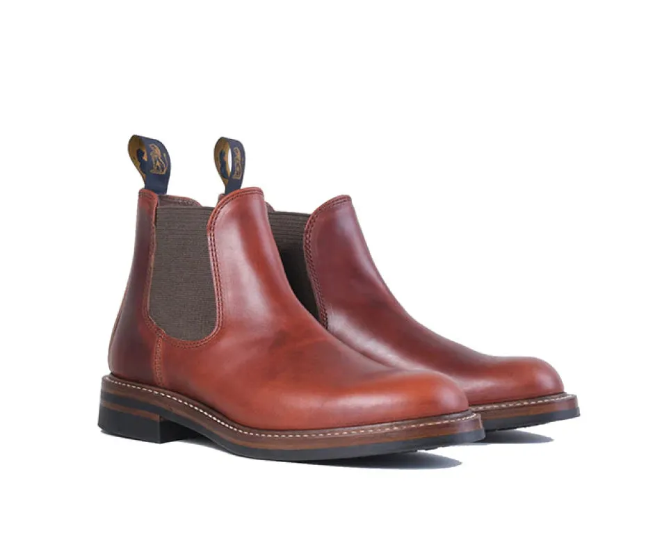 LK-027 Chelsea Boot Horween CXL Timber sold by Brooklyn Clothing Co.