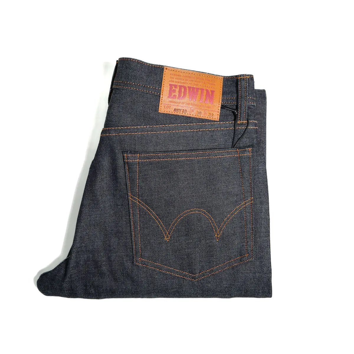 AKT03 Dry Indigo 13.5oz Japanese Selvedge Denim Regular Straight sold by Brooklyn Clothing Co.