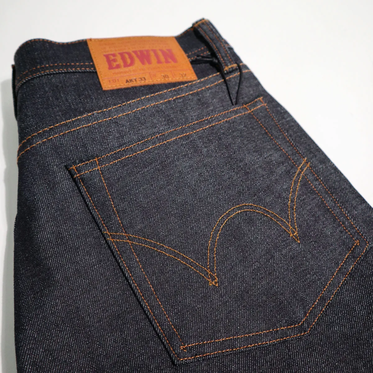 AKT03 Dry Indigo 13.5oz Japanese Selvedge Denim Regular Straight sold by Brooklyn Clothing Co. product image thumbnail 3