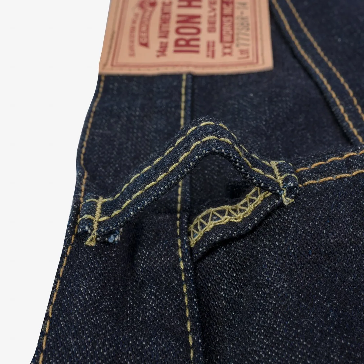 IH-777SBR-14 14oz Broken Twill Selvedge Denim Slim Taper Indigo sold by Brooklyn Clothing Co. product image thumbnail 5