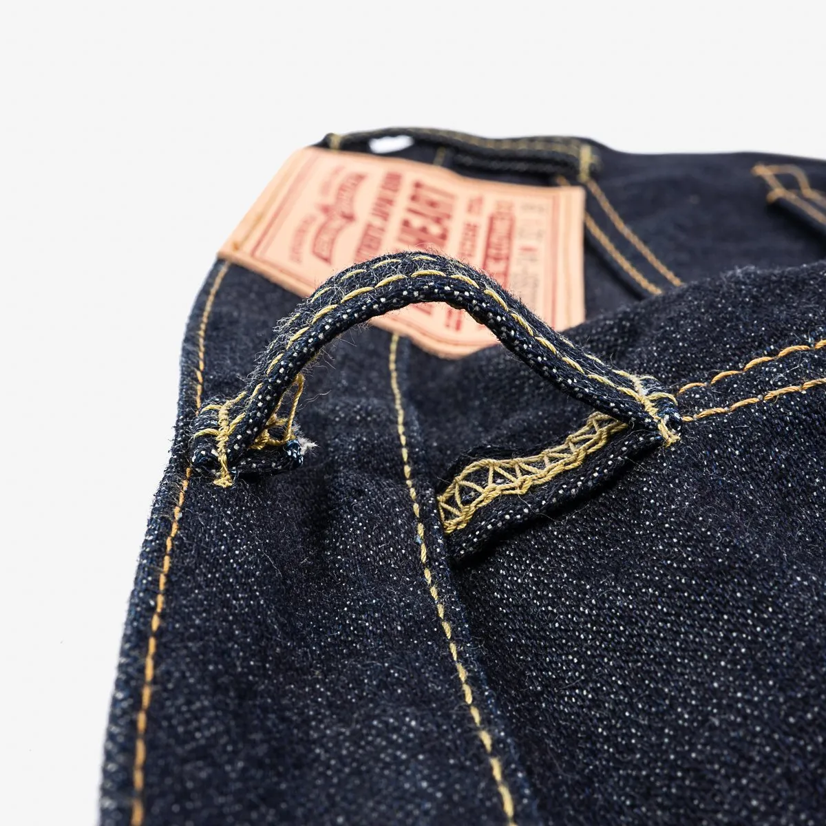 IH-666SBR-14 14oz Broken Twill Selvedge Denim Slim Straight Indigo sold by Brooklyn Clothing Co. product image thumbnail 4