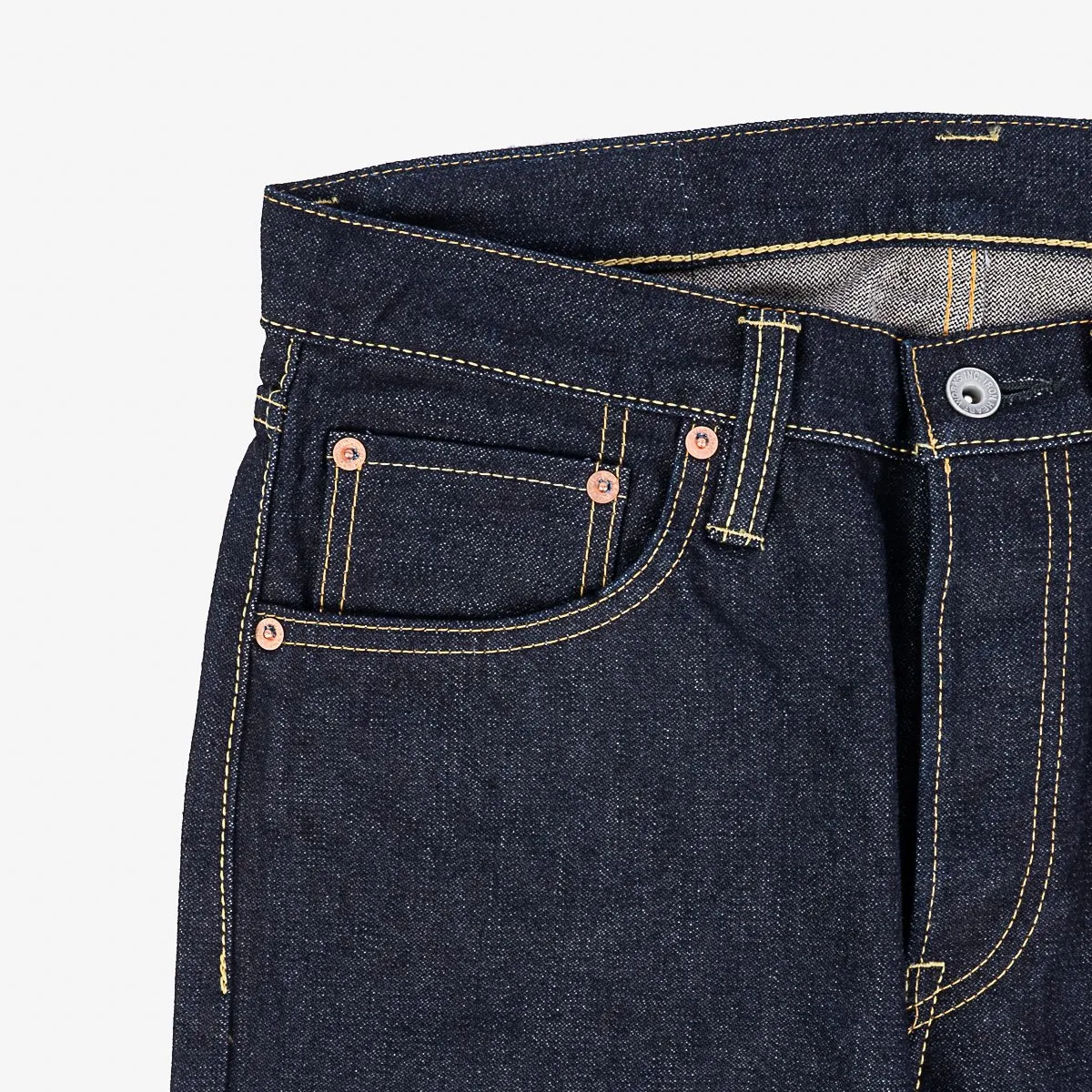 IH-666SBR-14 14oz Broken Twill Selvedge Denim Slim Straight Indigo sold by Brooklyn Clothing Co. product image thumbnail 5