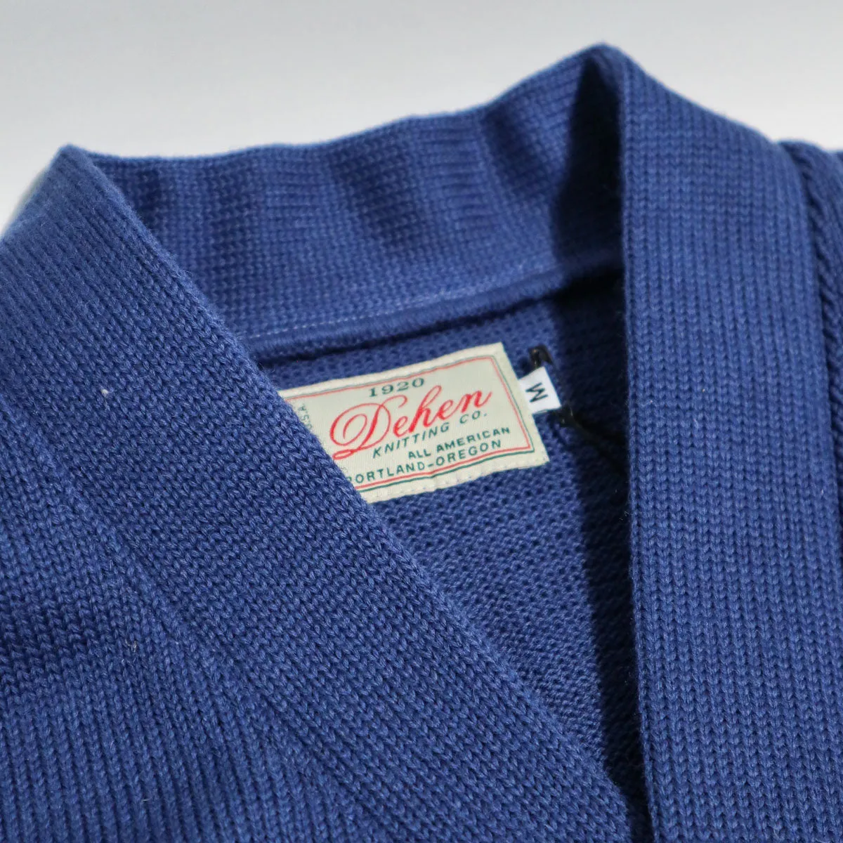 Brooklyn x Dehen Classic Cardigan Sweater Bridge Blue sold by Brooklyn Clothing Co. product image thumbnail 3