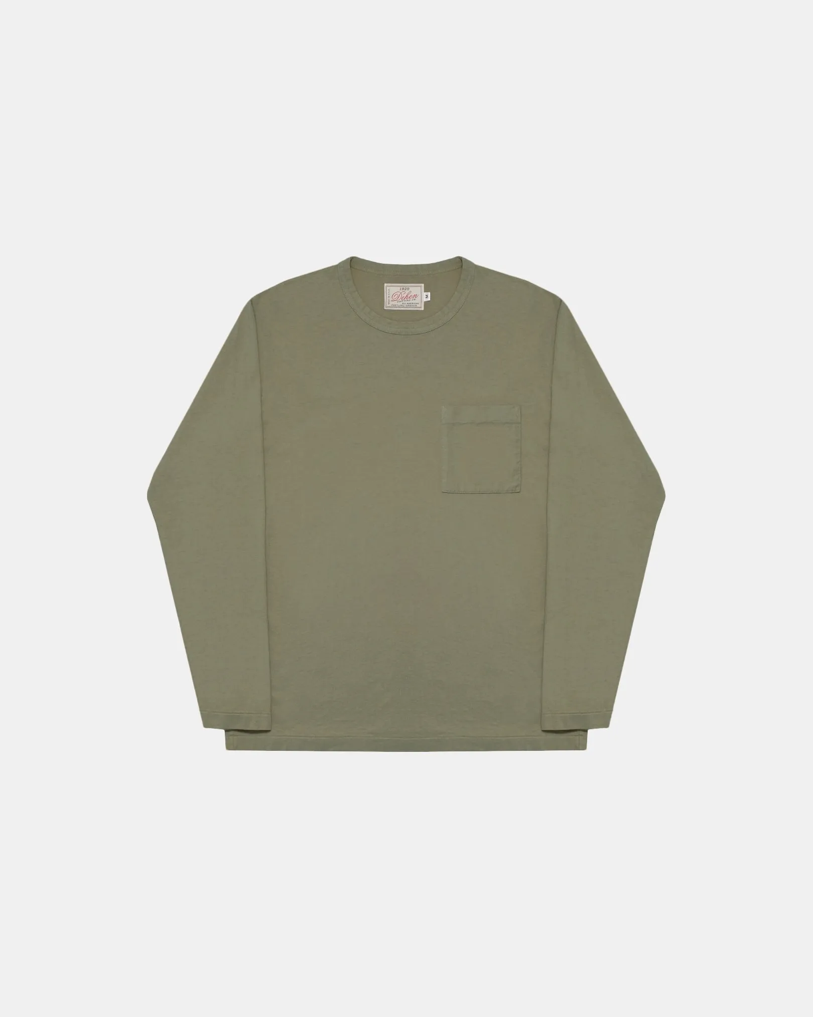 Heavy Duty Long Sleeve Pocket Tee Fatigue sold by Brooklyn Clothing Co.