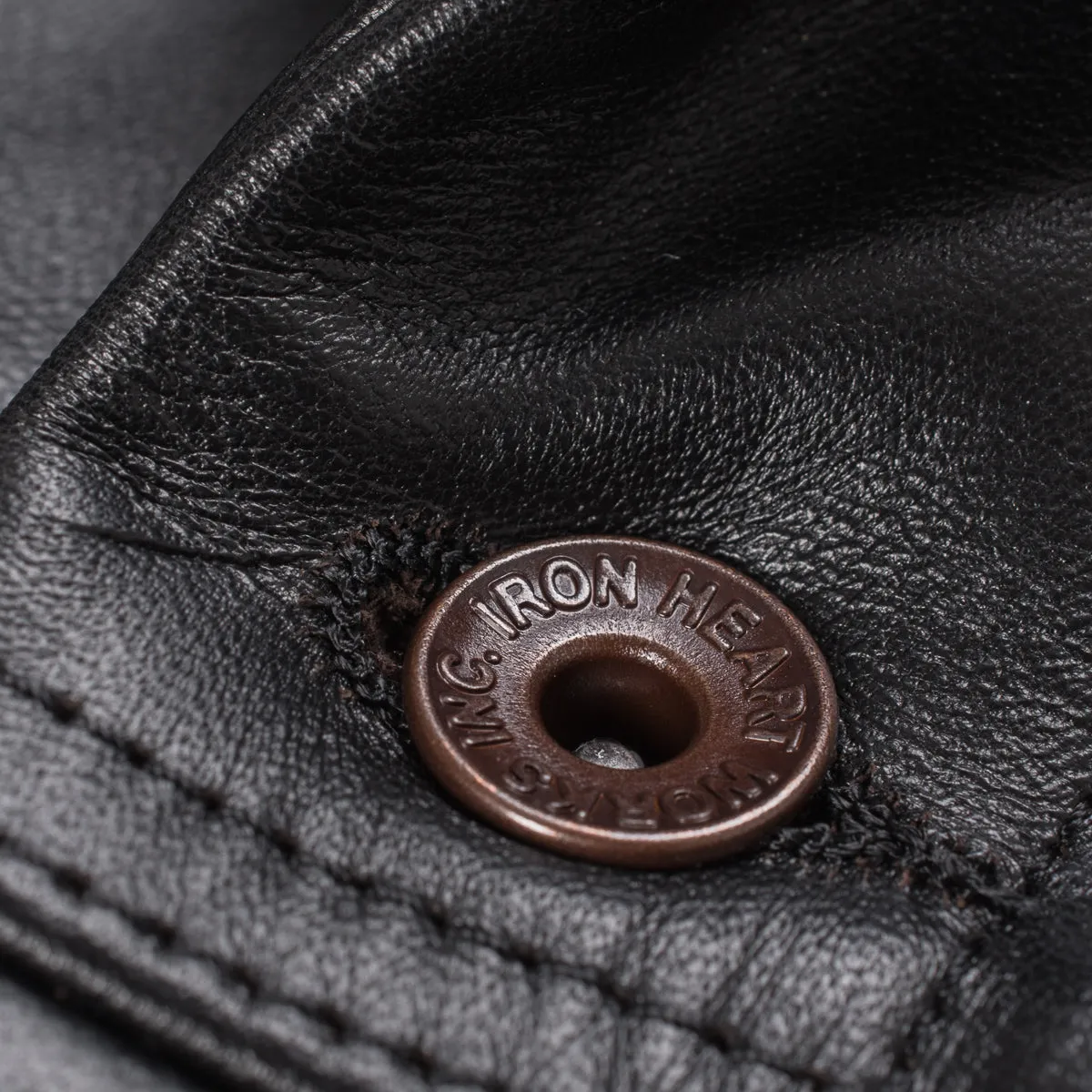 IHJ-64-BLK Japanese Horsehide Modified Type III Black Tea-Core sold by Brooklyn Clothing Co. product image thumbnail 5