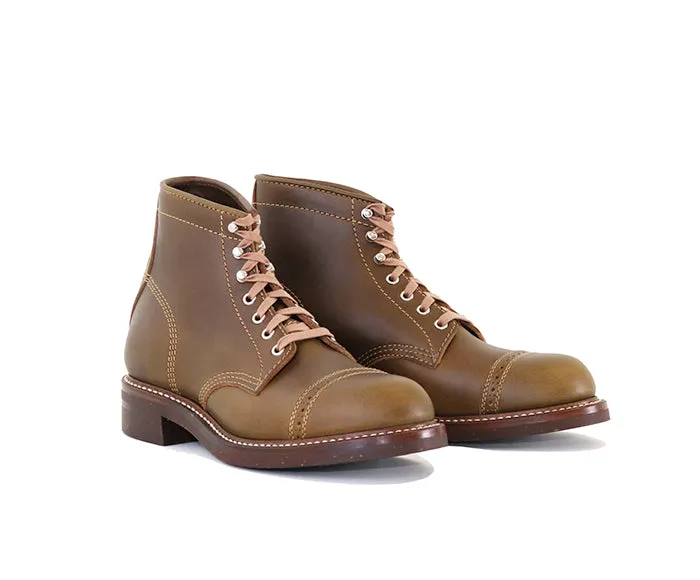 LK-014 Combat Boots Horween CXL Dark Olive sold by Brooklyn Clothing Co.