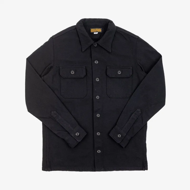IHSH-346-BLK 10oz Recycled Nylon Mechanic Work Shirt Black sold by Brooklyn Clothing Co.