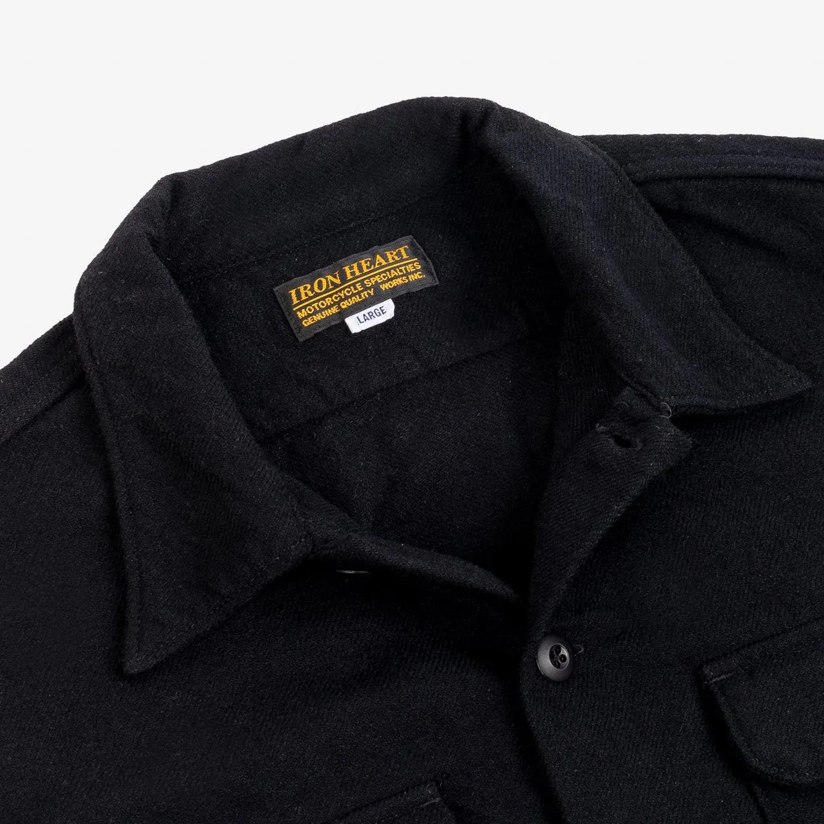 IHSH-346-BLK 10oz Recycled Nylon Mechanic Work Shirt Black sold by Brooklyn Clothing Co. product image thumbnail 5