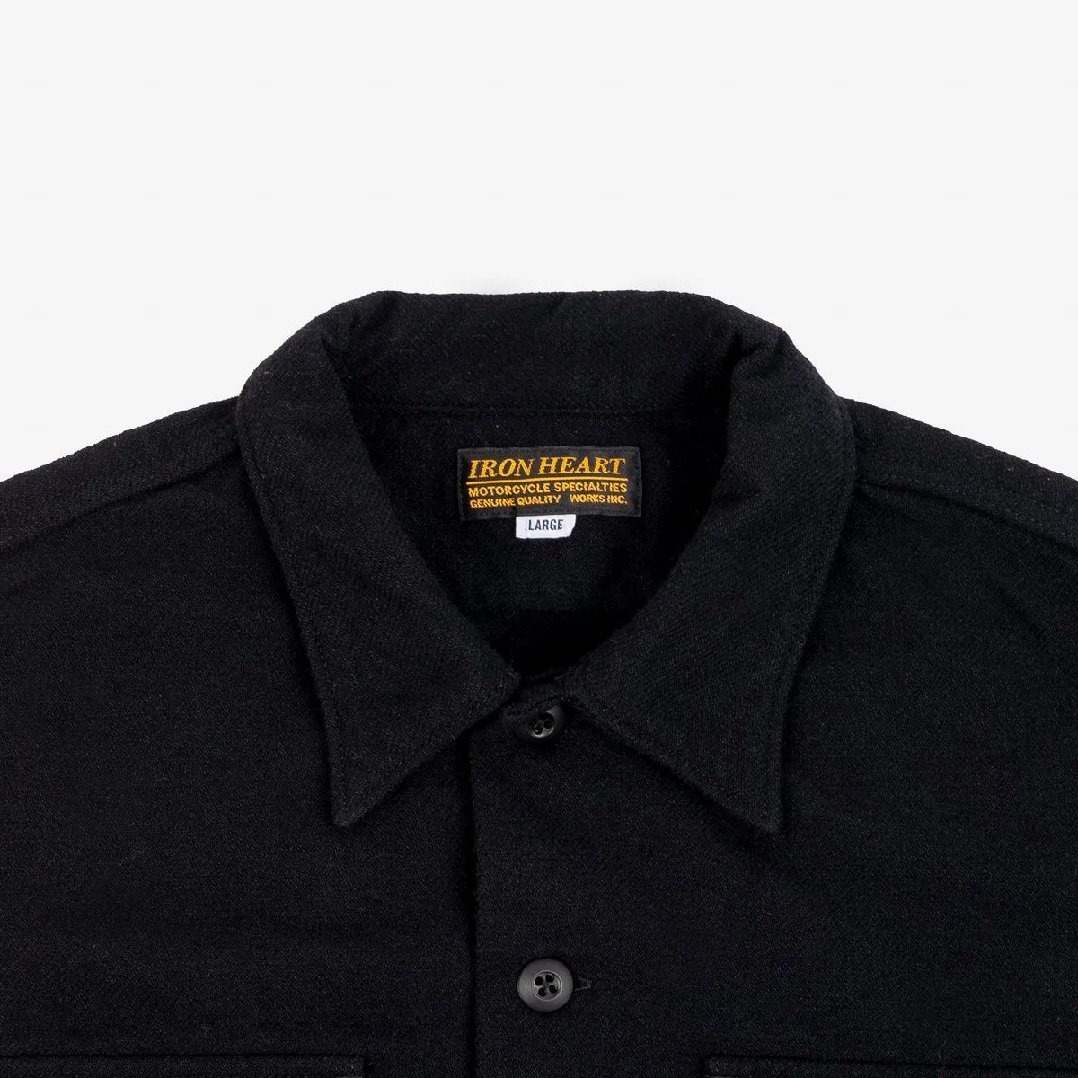 IHSH-346-BLK 10oz Recycled Nylon Mechanic Work Shirt Black sold by Brooklyn Clothing Co. product image thumbnail 4