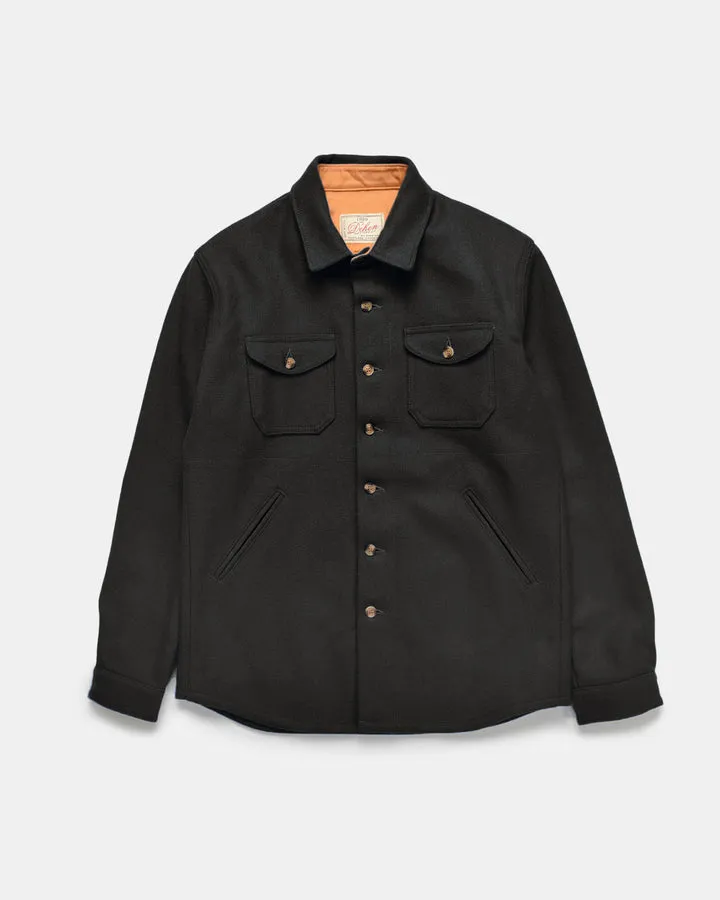 Crissman Overshirt Wool Black sold by Brooklyn Clothing Co.