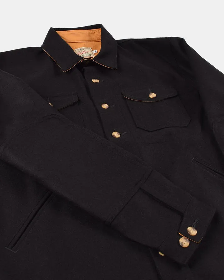 Crissman Overshirt Wool Black sold by Brooklyn Clothing Co. product image thumbnail 3