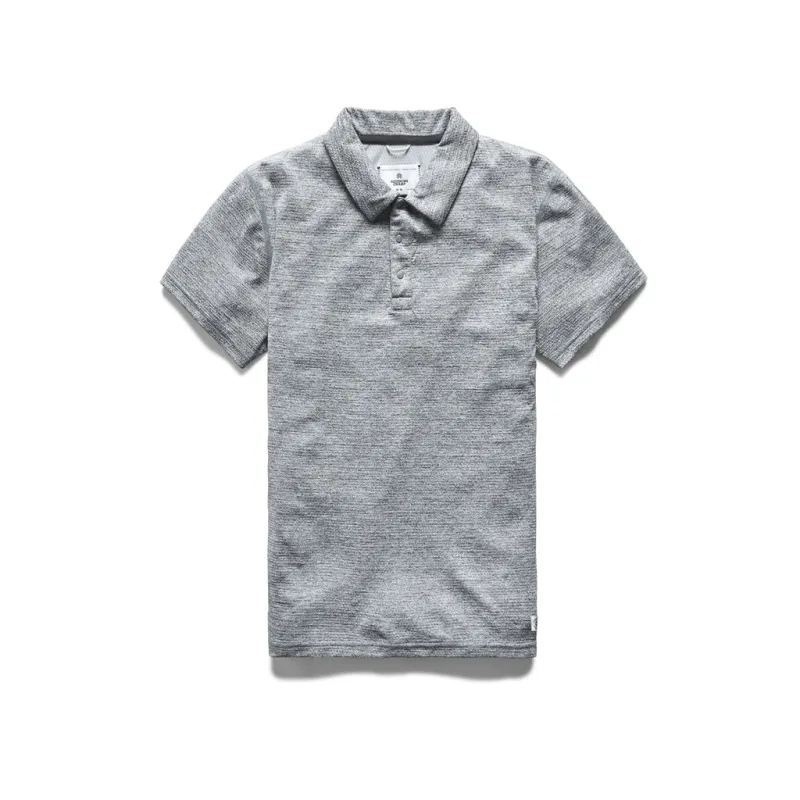 Solotex Mesh Polo Heather Grey sold by Brooklyn Clothing Co.