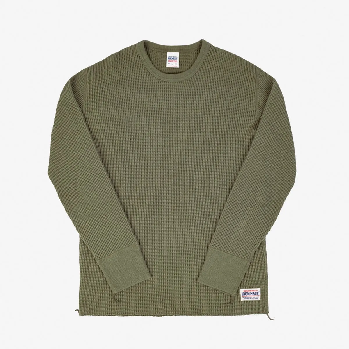 IHTL-1301-OLV Long Sleeve Thermal Crew Neck Olive sold by Brooklyn Clothing Co.