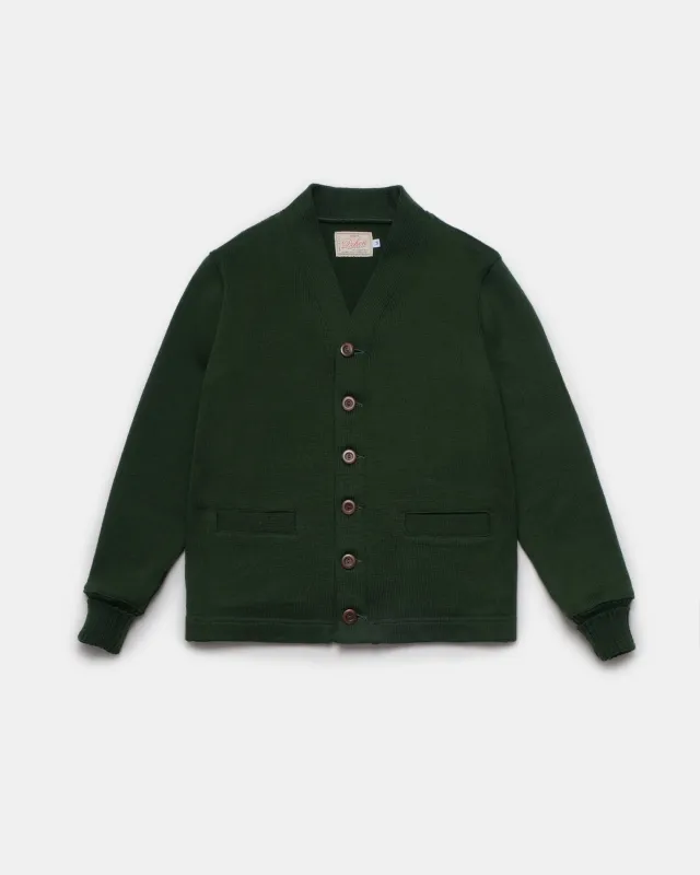 Classic Cardigan Sweater Pine sold by Brooklyn Clothing Co.
