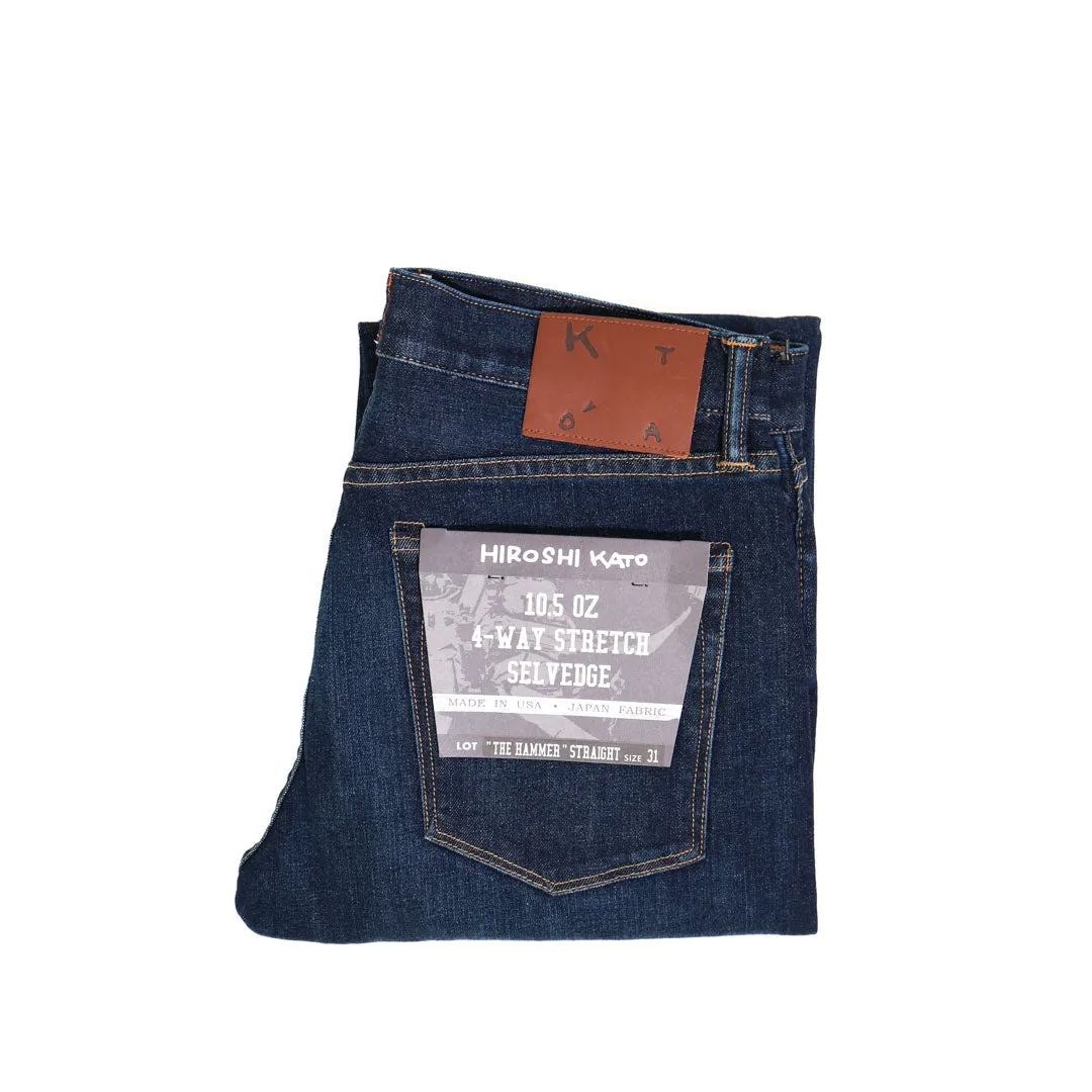 The Hammer Straight 10.5oz Dizzy Selvedge Denim sold by Brooklyn Clothing Co.