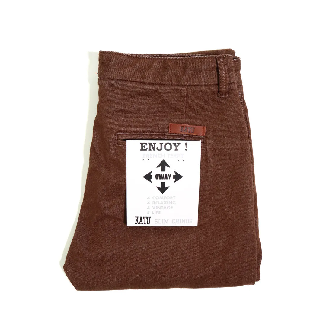 The Axe Chino Denit Brown sold by Brooklyn Clothing Co.