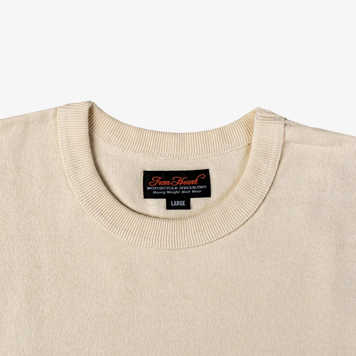 IHTL-1501 11oz Cotton Knit Crew Neck Sweater Cream sold by Brooklyn Clothing Co. product image thumbnail 4