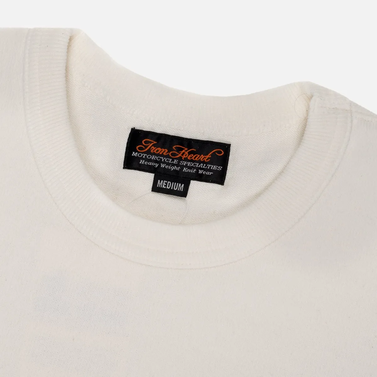 IHTL-1501-WHT 11oz Cotton Knit Crewneck Sweater White sold by Brooklyn Clothing Co. product image thumbnail 2