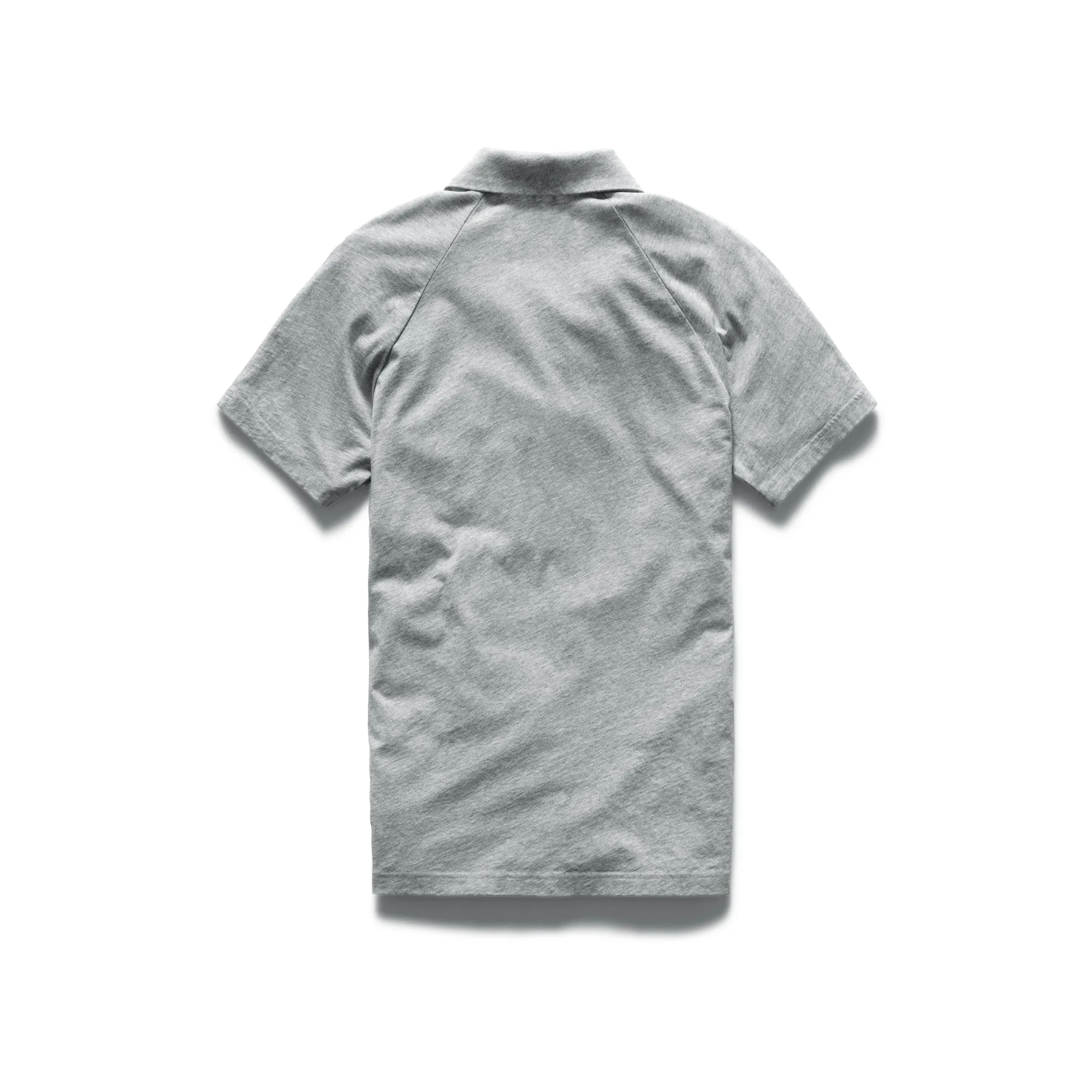 Pima Cotton Jersey Polo Heather Grey sold by Brooklyn Clothing Co. product image thumbnail 2