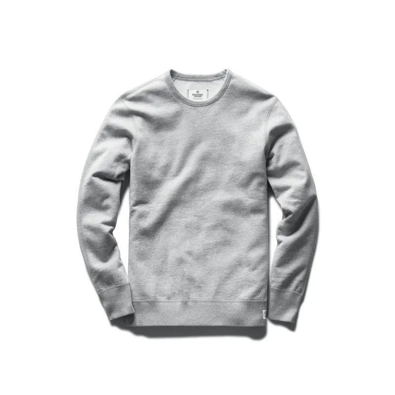 Lightweight Terry Crewneck Heather Grey sold by Brooklyn Clothing Co.
