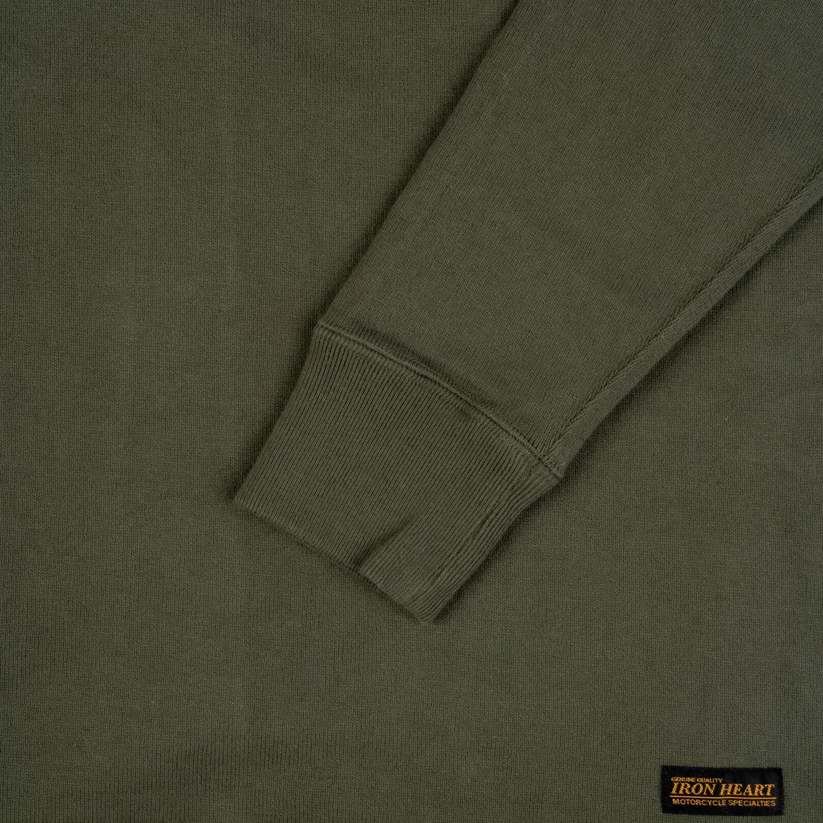 IHTL-1501-OLV 11oz Cotton Knit Crewneck Sweater Olive sold by Brooklyn Clothing Co. product image thumbnail 3